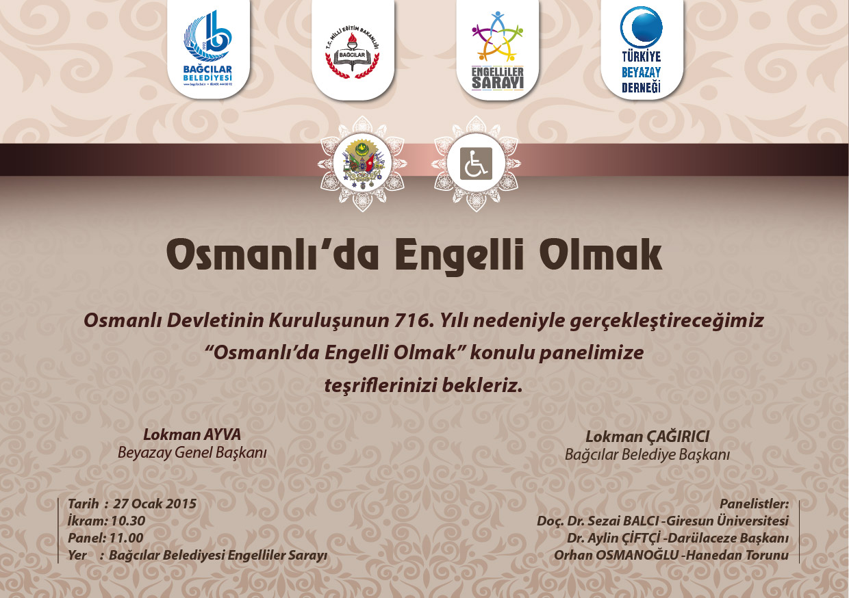 T C Bagcilar Belediyesi Resmi Mobil Web Sitesi Osmanli Da Engelli Olmak Paneli