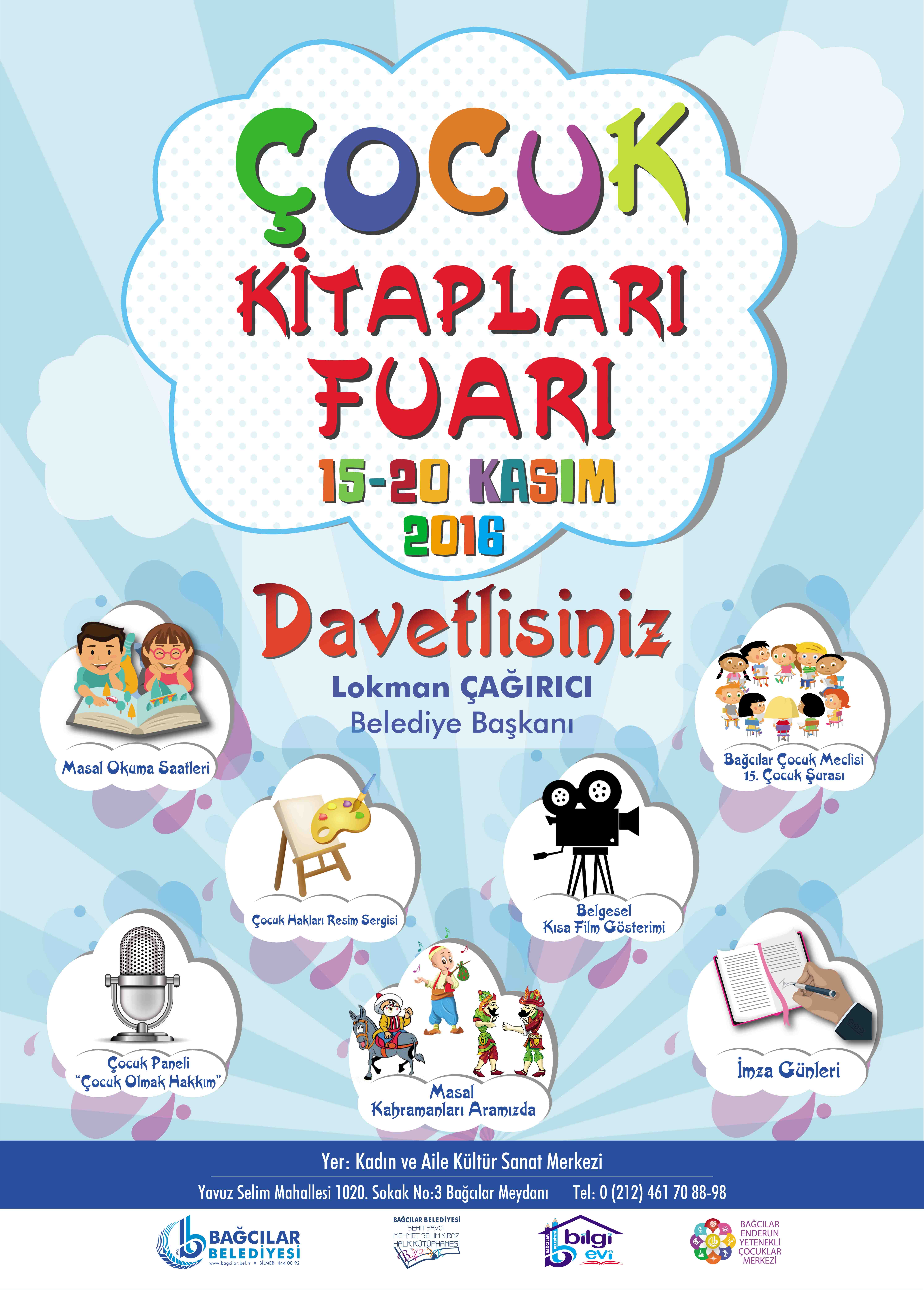 T C Bagcilar Belediyesi Resmi Mobil Web Sitesi Cocuk Kitaplari Fuari Bagcilar Da Acilacak