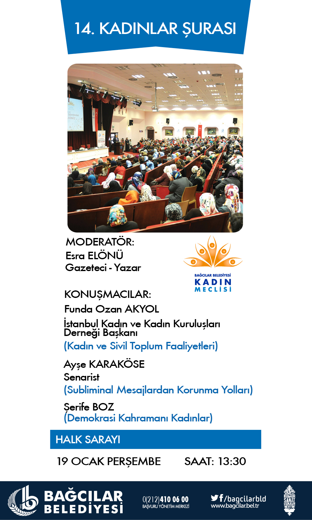 t c bagcilar belediyesi etkinlik ajandasi kadinlar subliminal mesajlar ve kadin kahramanlari konusacak