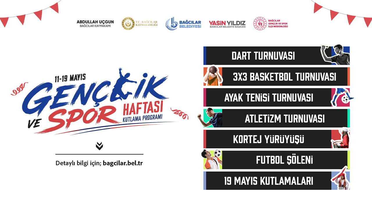 11-19 Mayıs Gençlik ve Spor Haftası Kutlama Programı