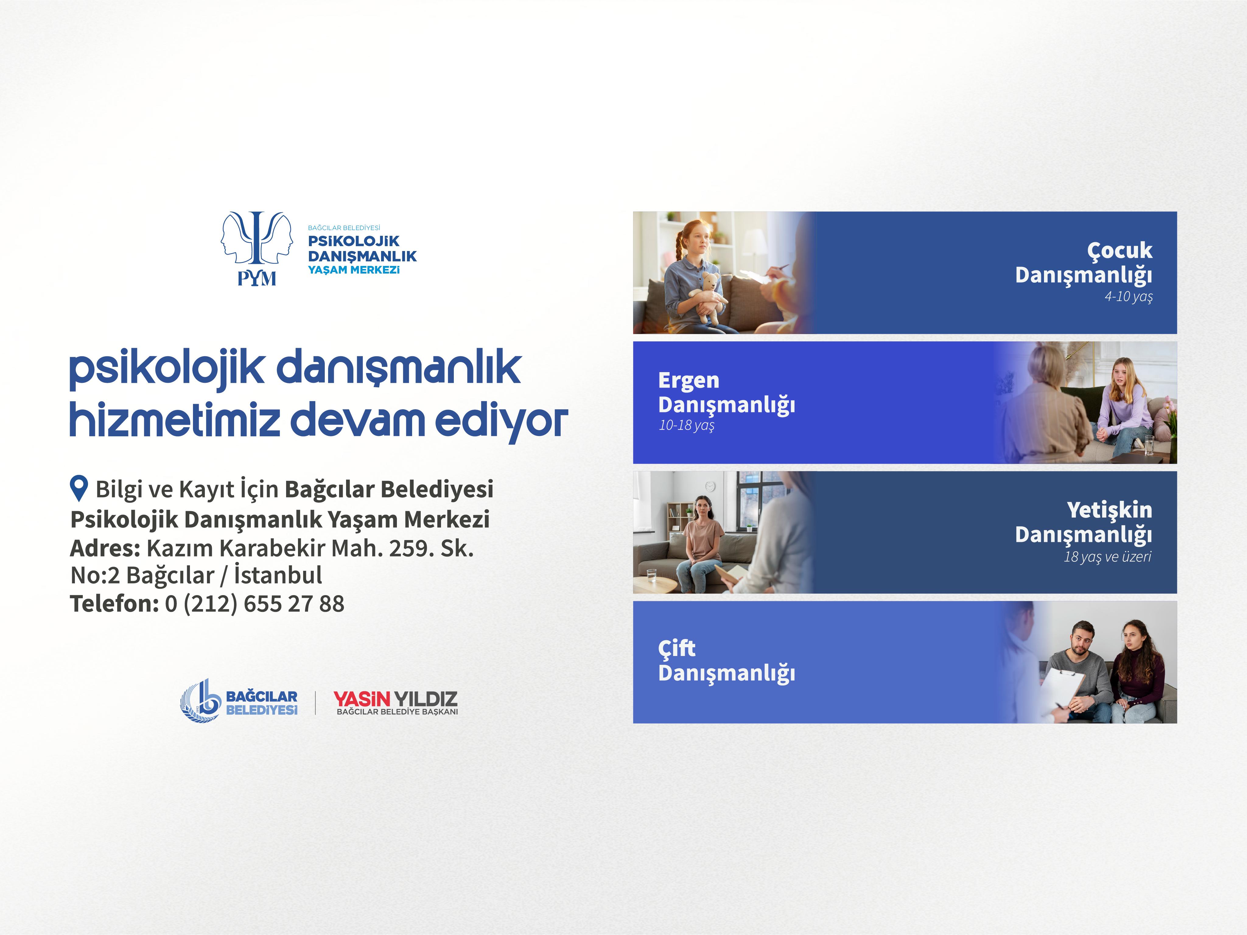 Psikolojik Danışmanlık Hizmetimiz Devam Ediyor