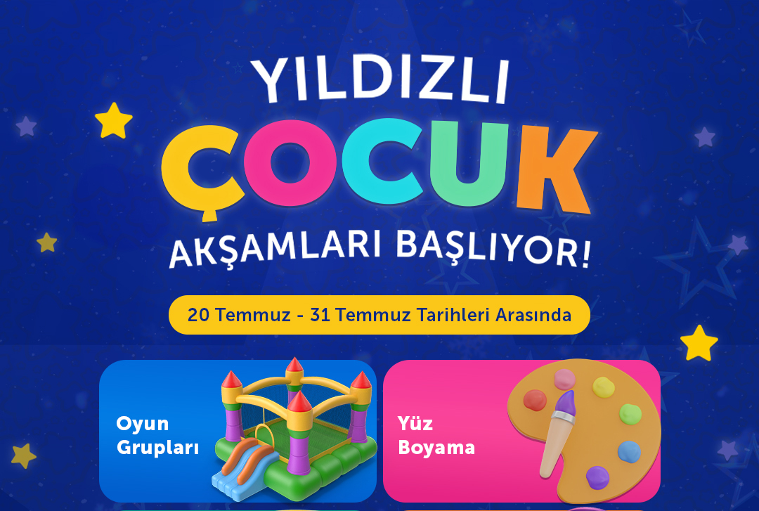 Yıldızlı Çocuk Akşamları Etkinlikleri